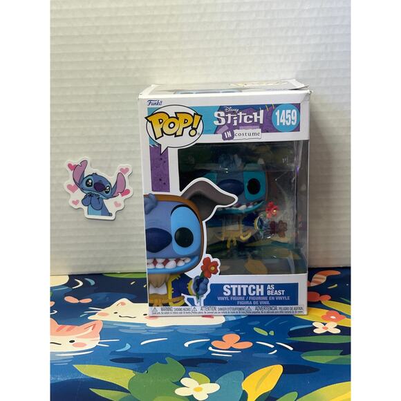 Funko Pop! Disney: Stitch in Costume - Beauty and The Beast, Stitch as Beast - Picture 1 of 13